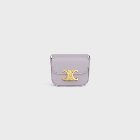 MINI CLAUDE IN SHINY CALFSKIN LIGHT LILAC - Image 1